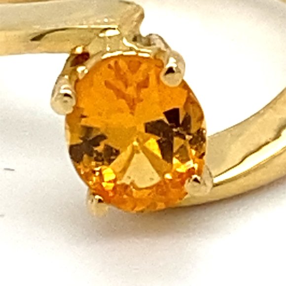 Mandarin Spessartine 1.62ct Solid 18K Gold Ring - Picture 7 of 7